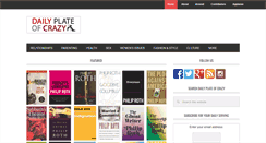 Desktop Screenshot of dailyplateofcrazy.com